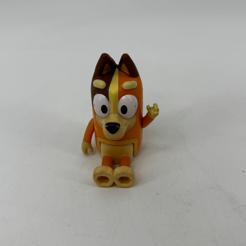 Bluey Bingo Heeler 2.5 Inch Articulated Toy Figure Orange Brown Puppy